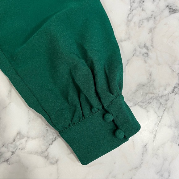 Hutch Kelly green long sleeve dress button detail XL - Picture 8 of 10